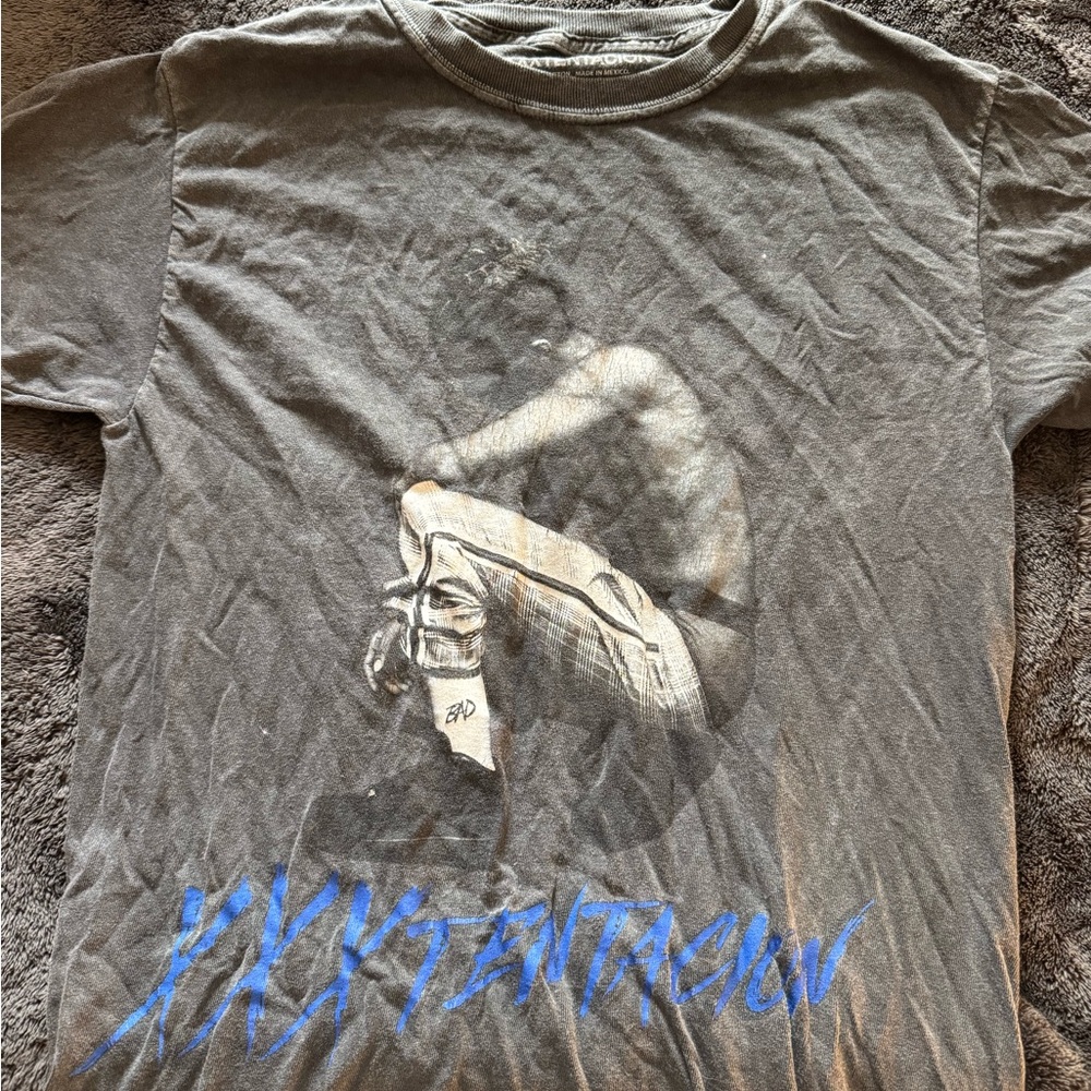 XXXTentacion Graphic T-Shirt - Gray